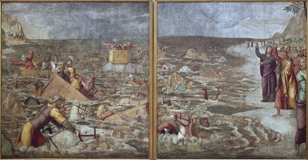 *MOISES CIERRA LAS AGUAS DEL MAR ROJO
MILAN, PINACOTECA BRERA
ITALIA