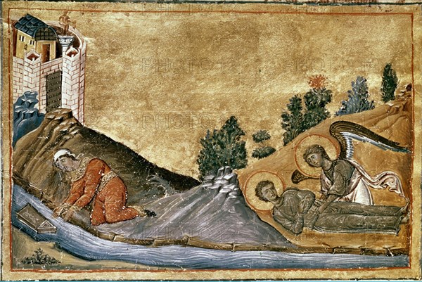 *MANUSCRITO BIZANTINO SG XI-MOISES SALVADO DEL AGUA
VATICANO, BIBLIOTECA
VATICANO