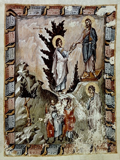 *CODICE PALATINO GRECO-MOISES EN EL MONTE SINAI
VATICANO, BIBLIOTECA
VATICANO