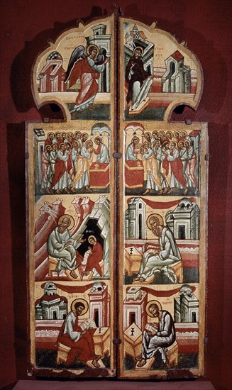 ESCUELA DE MOSCU
*DIPTICO CERRADO-ARTE RUSO-S XVI
MOSCU, GALERIA TRETJAKOV
RUSIA