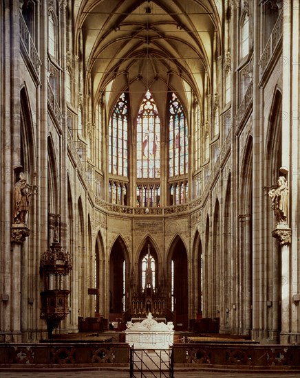 ARRAS MATTHIEU/PARLER PETER
INTERIOR- CATEDRAL GOTICA COMENZADA EN 1344 Y TERMINADA