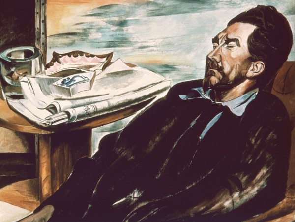 Lewis, Portrait d'Ezra Pound