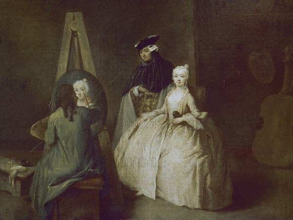 LONGHI PIETRO
*ESTUDIO DEL PINTOR - S XVIII - ROCOCO ITALIANO
VENECIA, PALACIO