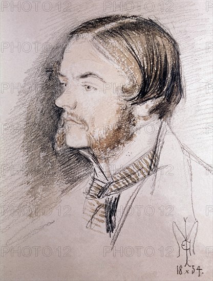HOLMAN HUNT WILLIAM 1827/1910
*JOHN EVERETT MILLAIS
OXFORD, ASHMOLEAN MUSEUM
INGLATERRA

This