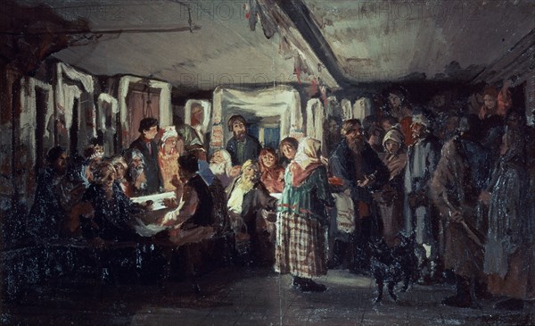 VASILIJ M
*VENIDA DE BRUJOS A MATRIMONIO ALDEANO
MOSCU, GALERIA TRETJAKOV
RUSIA