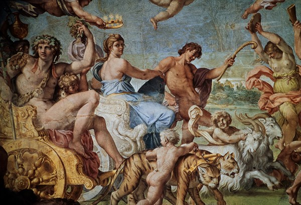CARRACCI ANIBALE 1560/1609
*TRIUNFO DE BACO Y ARIADNA
ROMA, PALACIO FARNESIO
ITALIA

This