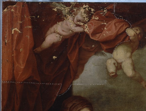CANO ALONSO 1601/1667
STA ANA ENSEÑA A LEER A LA VIRGEN-DET ANGELOTES-CATA DE RESTAURACION(CONJ