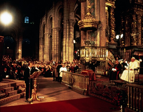 Discours de Juan Carlos adressé au Pape Jean Paul II