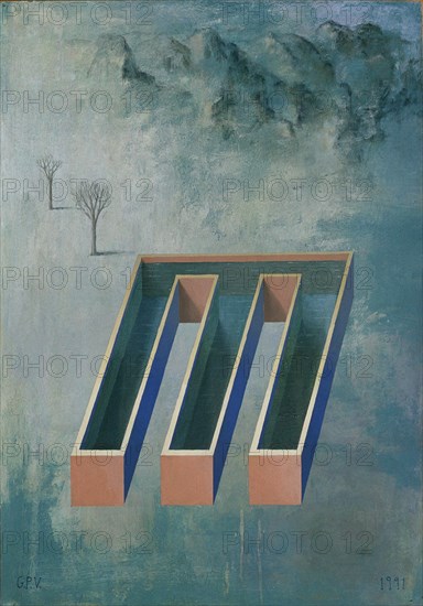 PEREZ VILLALTA GUILLERMO 1948-
LOS LAVADEROS-1991-100X70-MIXTA/CARTON
MADRID, GALERIA SOLEDAD