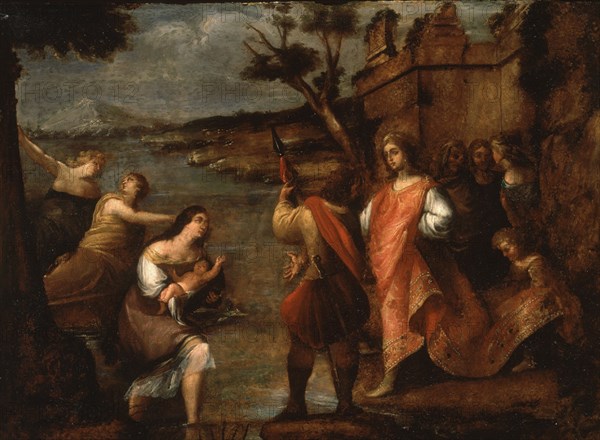 MOISES SALVADO DE LAS AGUAS-OLEO PINTADO SOBRE PIEDRA
SEVILLA, HOSPITAL DE VENERABLES
SEVILLA