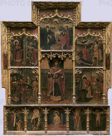 VERGOS PABLO
RETABLO DE GRANOLLERS-1491-1500
BARCELONA, MUSEO DE ARTE CATALUÑA
BARCELONA