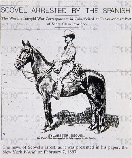 EL CORRESPONSAL DE GUERRA SCOVEL ES ARRESTADO EN "CUBA"

This image is not downloadable. Contact