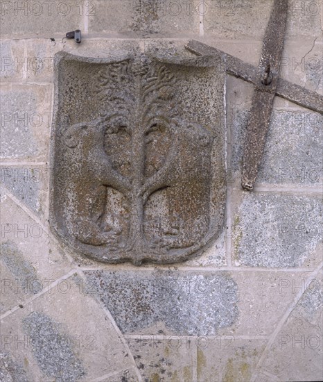 EXTERIOR-FACHADA OESTE-DET ESCUDO ENTRE ARQUERIAS
TRUJILLO, PALACIO DEL MARQUES DE