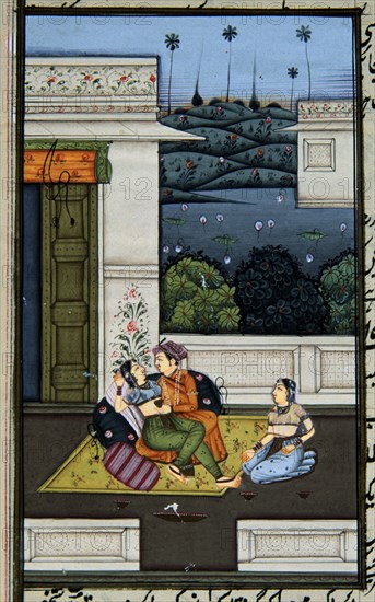 LAMINA INDIA-EMIR CON SUS CONCUBINAS EN PALACIO-S XIX
MADRID, COLECCION ORONOZ
MADRID

This
