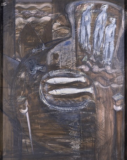 VAZQUEZ JOSE LUIS
PECES-OELO/TELA-150X122
CORUÑA, COLECCION UNION FENOSA
CORUÑA