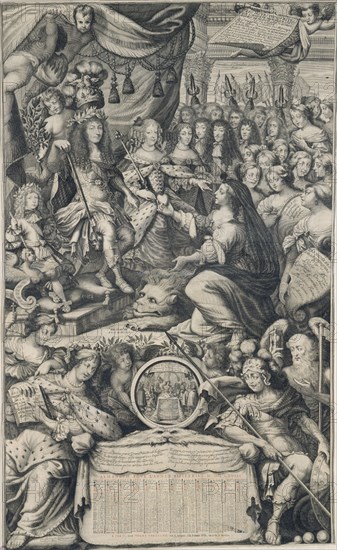 LARMESSIN NICOLAS DE 1638/94
GRABADO-FRANCIA JUSTIFICA GUERRA DE CONQUISTA DE FLANDES