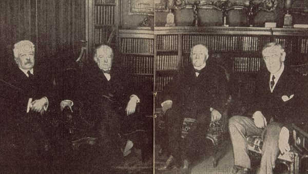 LORD GEORGE DAVID
CONFERENCIA PAZ 1919 PARIS-CONFIRIO PODERES A UN CONSEJO DE 4

This image is