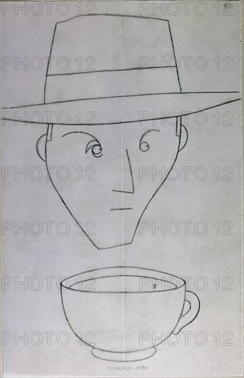 ARROYO EDUARDO 1937/-
AUTORRETRATO-1990-DIBUJO
MADRID, COLECCION EDUARDO ARROYO
MADRID

This