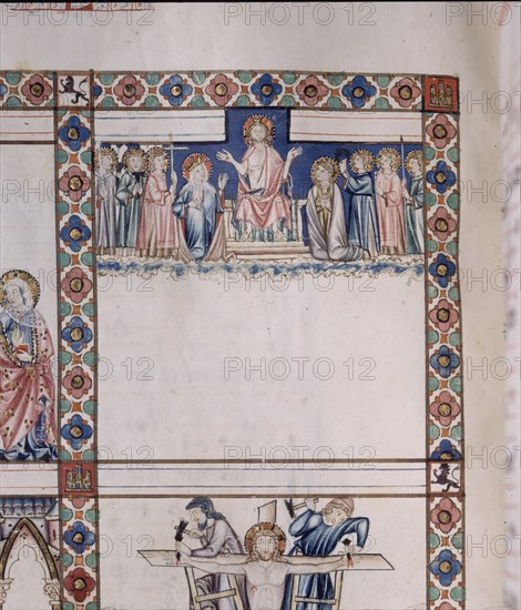 ALFONSO X EL SABIO 1221/84
MTI1-CANTIGA STA MARIA Nº10-F74V-DE LOOR-DEESIS,CORTE