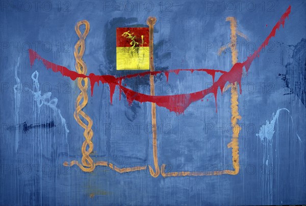 BROTO JOSE MANUEL 1949/
LA MISION 1988-ACRILICO/LIENZO 270X400
MADRID, CONGRESO DE LOS