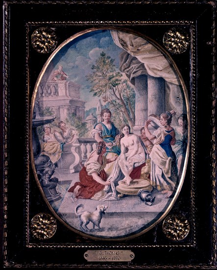 THOMAS G1663/1720
EL BAÑO-MINIATURA SOBRE VITELA
MADRID, COLECCION PARTICULAR
MADRID

This