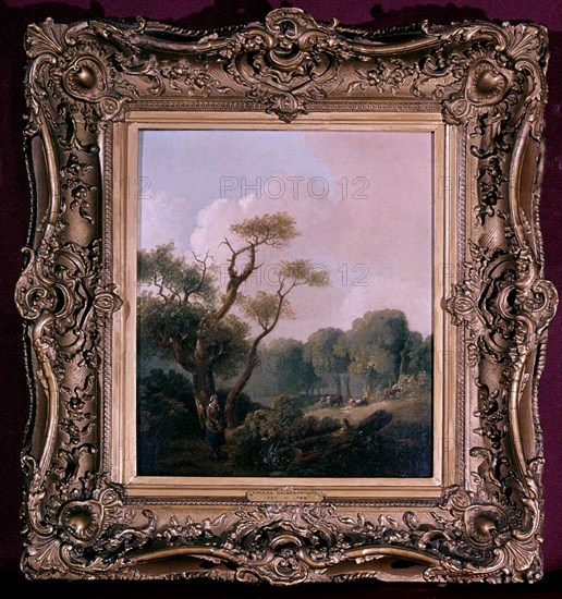 GAINSBOROUGH THOMAS 1727/88
PAISAJE  ESCUELA INGLESA DEL S XVIII
MADRID, COLECCION