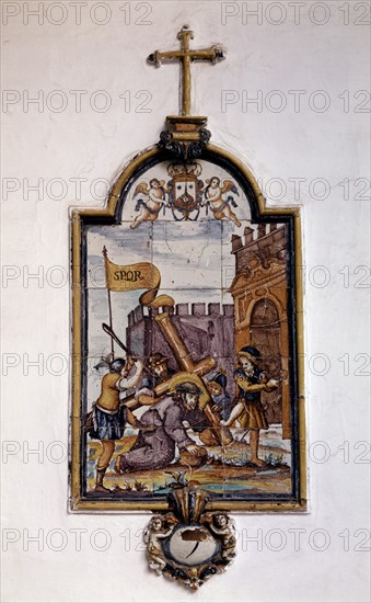 MOSAICO-QUINTA ESTACION-VIA CRUCIS
CADIZ, HOSPITAL DE MUJERES
CADIZ