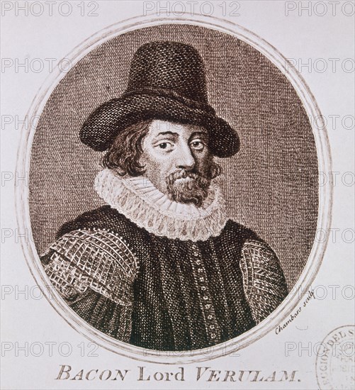 FRANCIS BACON,BARON DE VERULAM Y VIZCONDE ST ALBANS(1561/1626)Fº,POLITICO...
MADRID, BIBLIOTECA