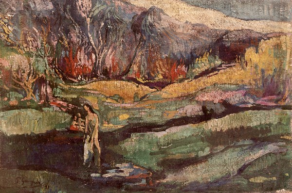GAUGUIN PAUL ATRIBUIDO A
BANISTA
MADRID, COLECCION SANCHEZ MUNIAIN
MADRID