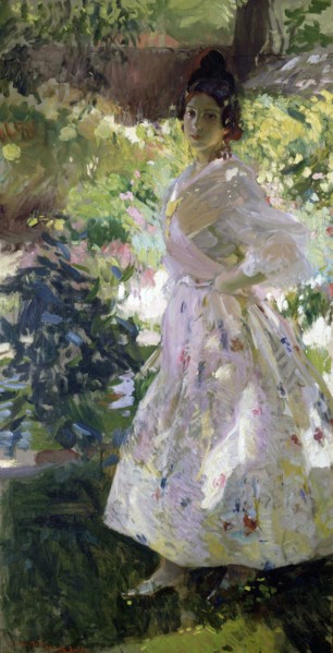 Sorolla, María dressed as a Valencian peasant