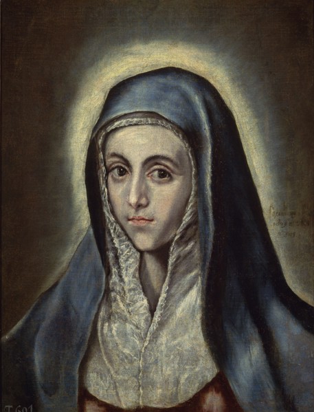 Le Greco, La Vierge Marie