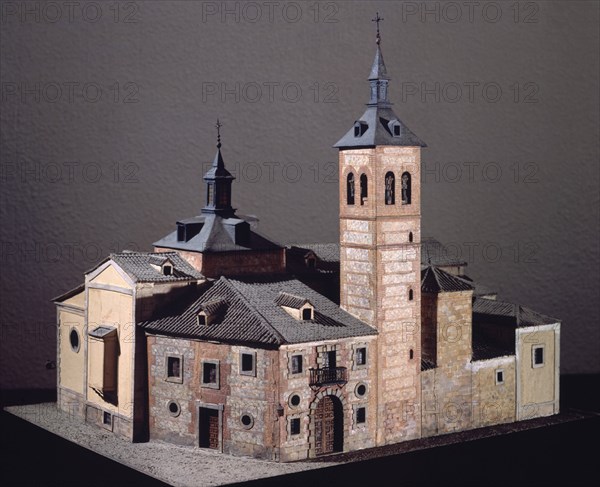 IGLESIA DE STA MARIA    (MAQUETA) -LA MAS ANTIGUA DE MADRID
Madrid, musée municipal