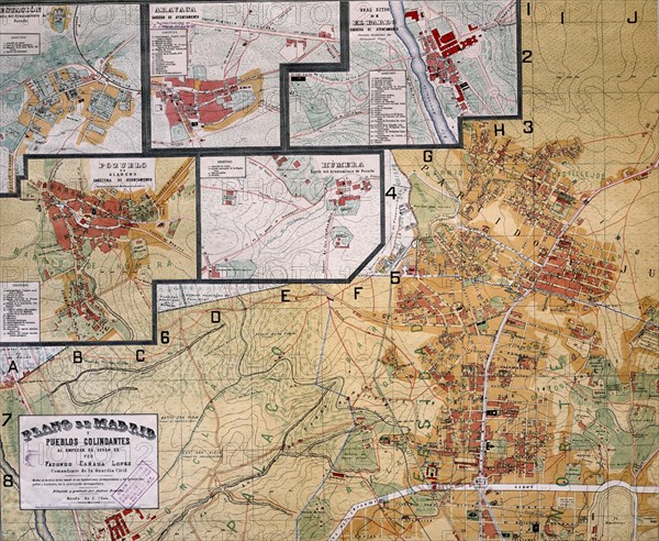 CAÑADA FACUNDO
PLANO DE MADRID Y PUEBLOS