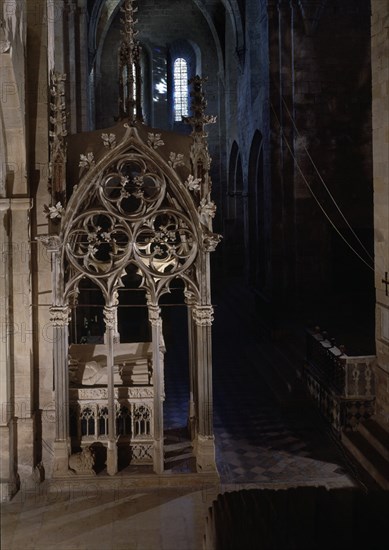 PANTEON DE PERE EL GRAN JAUME EL JUST Y ESPOSA
SANTES CREUS, MONASTERIO SANTES