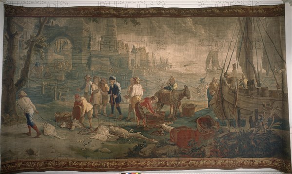 BORGHT VAN
TAPIZ-LA VUELTA DE LA PESCA-(SEGUN CARTON DE TENIERS)1740-2,7X5,40 CM
MADRID, BANCO