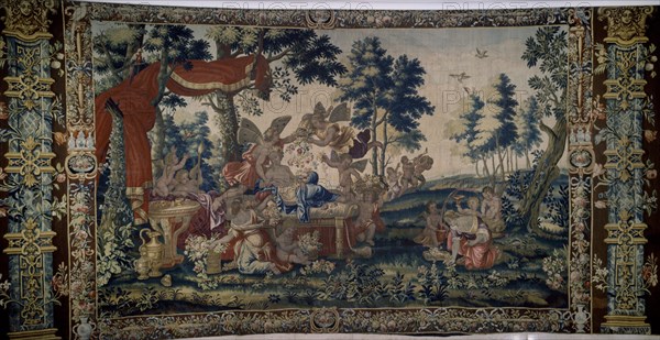 TAPIZ-CEFIRO Y FLORA-MANUFACT.HOLANDESA-1730-2,78X5,52 CM
MADRID, BANCO EXTERIOR
MADRID