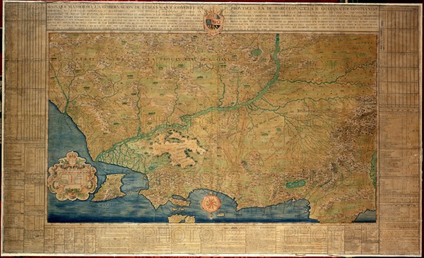 APARICIO J B
MAPA DE LA ANTIGUA VENEZUELA (CUMANA) QUE TENIA 2 PROVINCIAS BARCELONA Y GUAYANA -