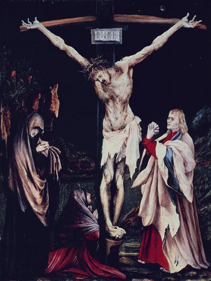 GRÜNEWALD MATTHIAS 1475/1528
CRUCIFIXION - S XVI - RENACIMIENTO ALEMAN
WASHINGTON D.F., NATIONAL