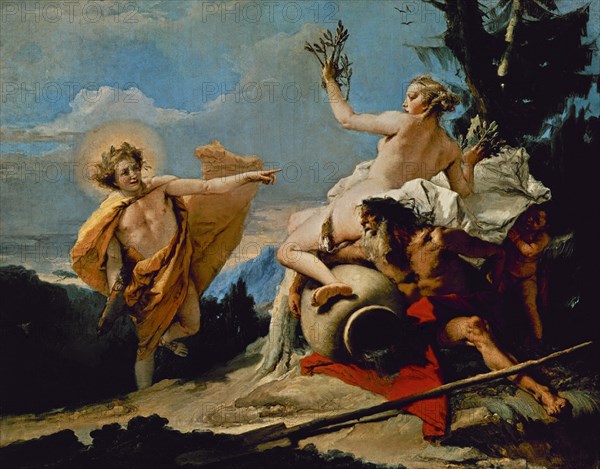 TIEPOLO GIOVANNI BATTISTA 1696/1770
APOLO PERSIGUIENDO A DAFNE
WASHINGTON D.F., NATIONAL