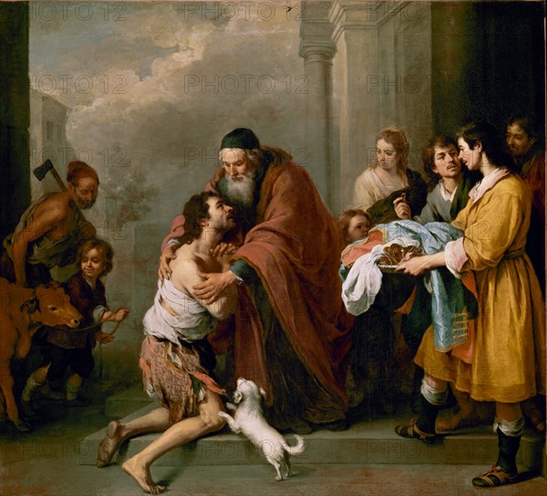 MURILLO BARTOLOME 1618/1682
EL RETORNO DEL HIJO PRODIGO - PARABOLA - S XVII - BARROCO