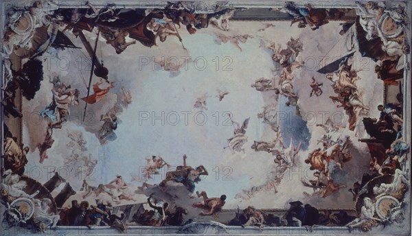 TIEPOLO GIOVANNI BATTISTA 1696/1770
EL MUNDO RINDE HOMENAJE A ESPAÑA