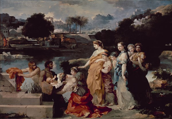 BOURDON SEBASTIAN 1616/1671
MOISES SALVADO DE LAS AGUAS