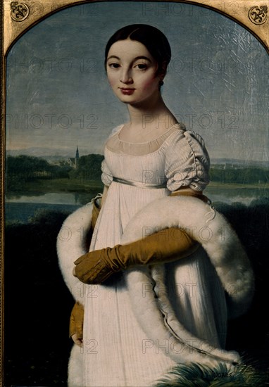 INGRES 1780/1867
MADEMOISELLE RIVIERE - 1805 - O/L - 100x70 - NEOCLASICISMO FRANCES
PARIS, MUSEO
