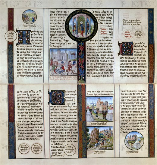 LIBRO DE LAS CRUZADAS-CRONIC.JERUSALEN-EL REY CONQUISTA CIUDADES-PRIMERA CRUZADA
VIENA, BIBLIOTECA