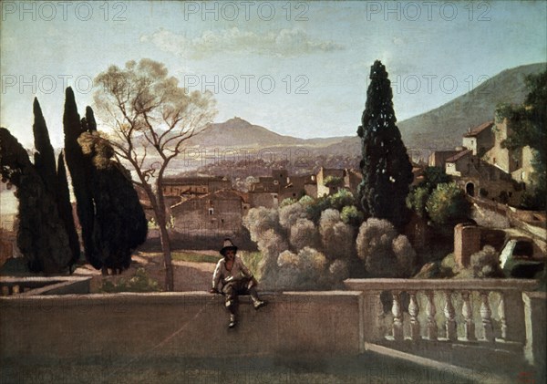 COROT CAMILE 1796/1875
VISTA DE TIVOLI-JARDINES DEL ESTE
PARIS, MUSEO