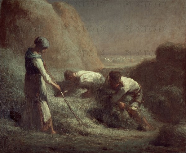 MILLET JEAN FRANCOIS 1814/75
LOS GAVILLADORES 1850
PARIS, MUSEO LOUVRE-INTERIOR
FRANCIA

This