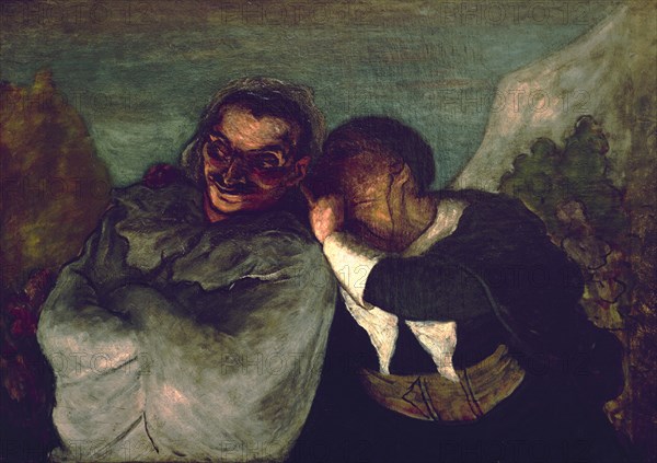 DAUMIER HONORE 1808-1879
CRISPIN Y SCAPIN - 1864 - O/T - 60x80
PARIS, MUSEO DE