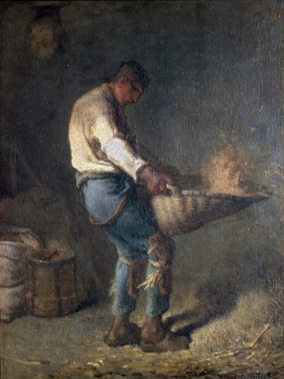 MILLET JEAN FRANCOIS 1814/75
EL AVENTADOR
PARIS, MUSEO LOUVRE-INTERIOR
FRANCIA

This image is