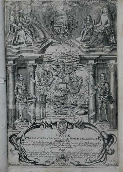 VEITIA JOSE DE
PORTADA-  NORTE DE LA CONTRATACION DE LAS INDIAS OCCIDENTALES-1671- RRCC-CARLOS