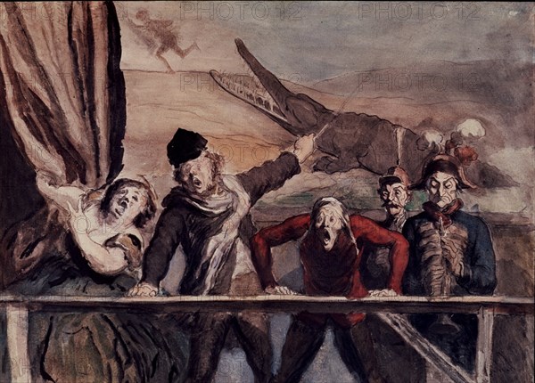 DAUMIER HONORE 1808-1879
ESCENA DE TITIRITEROS
PARIS, COLECCION PARTICULAR
FRANCIA

This image